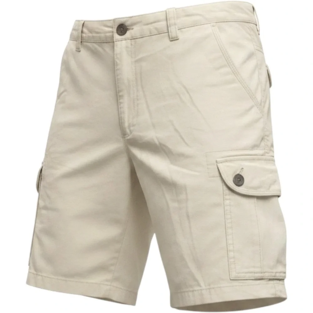 Banana Republic Mens Khaki Cargo Shorts Size‎ 34 Tan Cotton Twill Hiking Casual